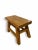 Chinese Asian Style Brown Butterfly Stool For Sale - Image 3 of 5