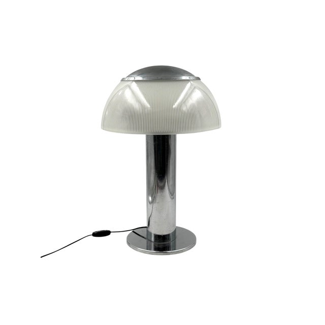 Chrome Mid-Century Modern Table Lamp, Stilnovo Italy 1960s For Sale - Image 8 of 13