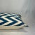 2020s Turkish Modern Blue Silk Ikat Pillow Cover For Sale - Image 5 of 6