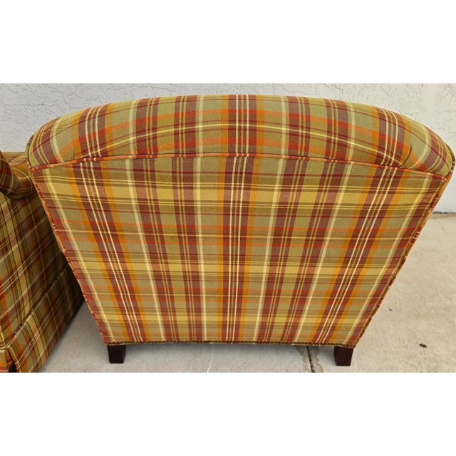 Century Furniture English Library Reading Lounge Armchair For Sale In Miami - Image 6 of 8