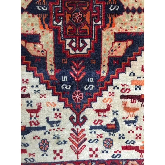 Little Ghashghai Rug, 1960s For Sale - Image 4 of 11