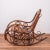 An antique Thonet bentwood rocking chair with caned seat and double caned back. 21 ½ inches wide by 47 inches deep by 40...