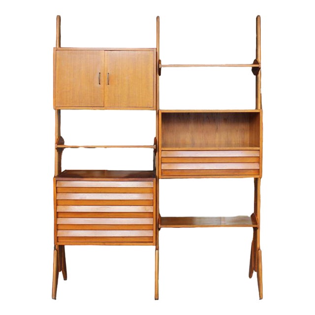 Italian Antonio ​​2-Module Bookcase, 1960s For Sale