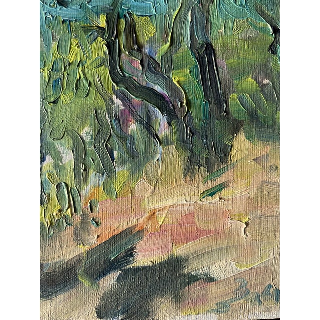 Barbara Schauß, Landscape Near Bardolino, Oil on Canvas For Sale - Image 4 of 5