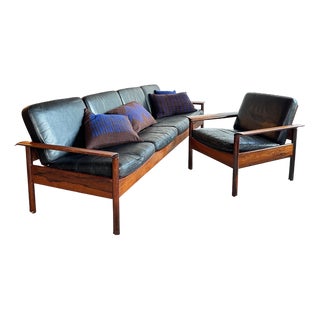 Set of Mid-Century Sofa Set, Gervan, Belgium, 1960s For Sale