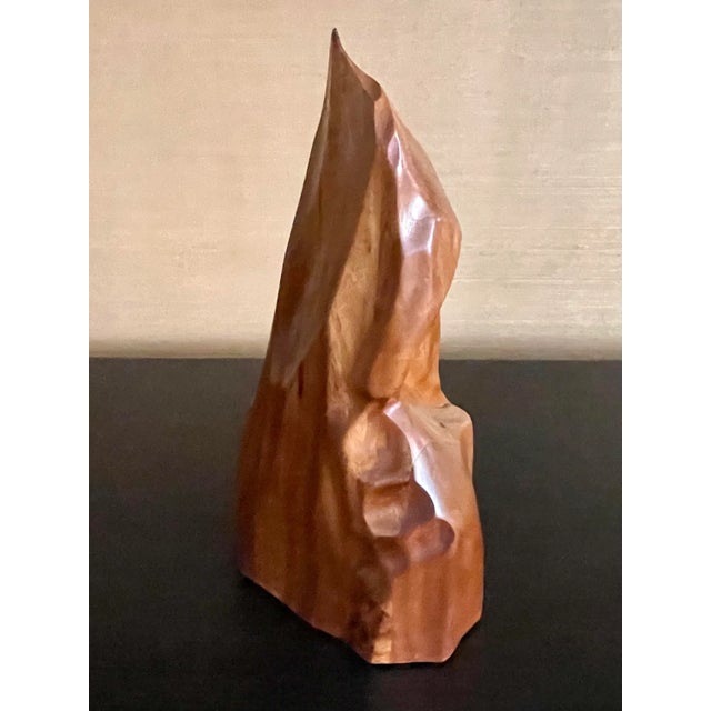 1970s Organic Hand-Carved Folk Style Mid-Century Sculpture For Sale - Image 5 of 10
