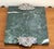 Metal Vintage Seagull Pewter & Green Marble Charcuterie Board For Sale - Image 7 of 18