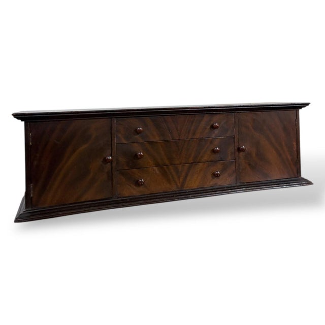 Secretaire in Walnut and Mahogany For Sale - Image 3 of 8