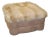 Alpaca Fur and Suede Rolling Ottoman | For Sale