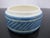 Blue Abstract Graphic Design Round Lidded Studio Pottery Box For Sale - Image 4 of 10