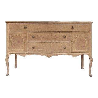 Natural Finish French Oak Early 1900s Sideboard | Dresser For Sale