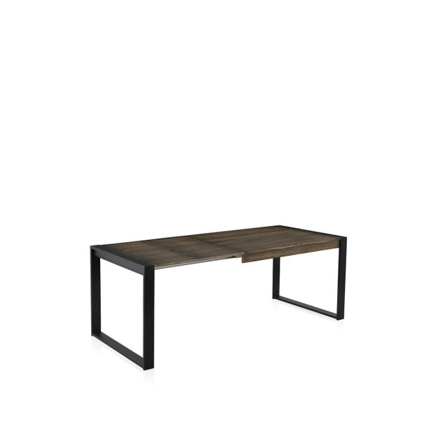 Wood New Extendable Dinning Table for Indoor and Outdoor with Wood Top For Sale - Image 7 of 18