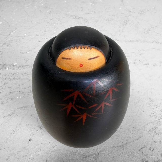 Contemporary Shōwa Kaguya Hime Kokeshi Dolls by Toa Sekiguchi, 1970 For Sale - Image 3 of 10