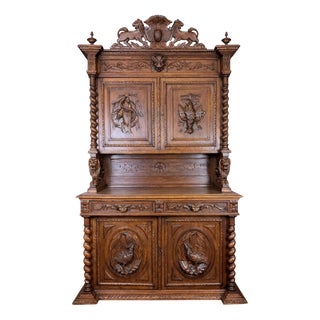 Cupboard in Solid Oak For Sale