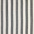 SAMPLE - Schumacher x Caroline Z Hurley Even Stripe Fabric In Charcoal For Sale