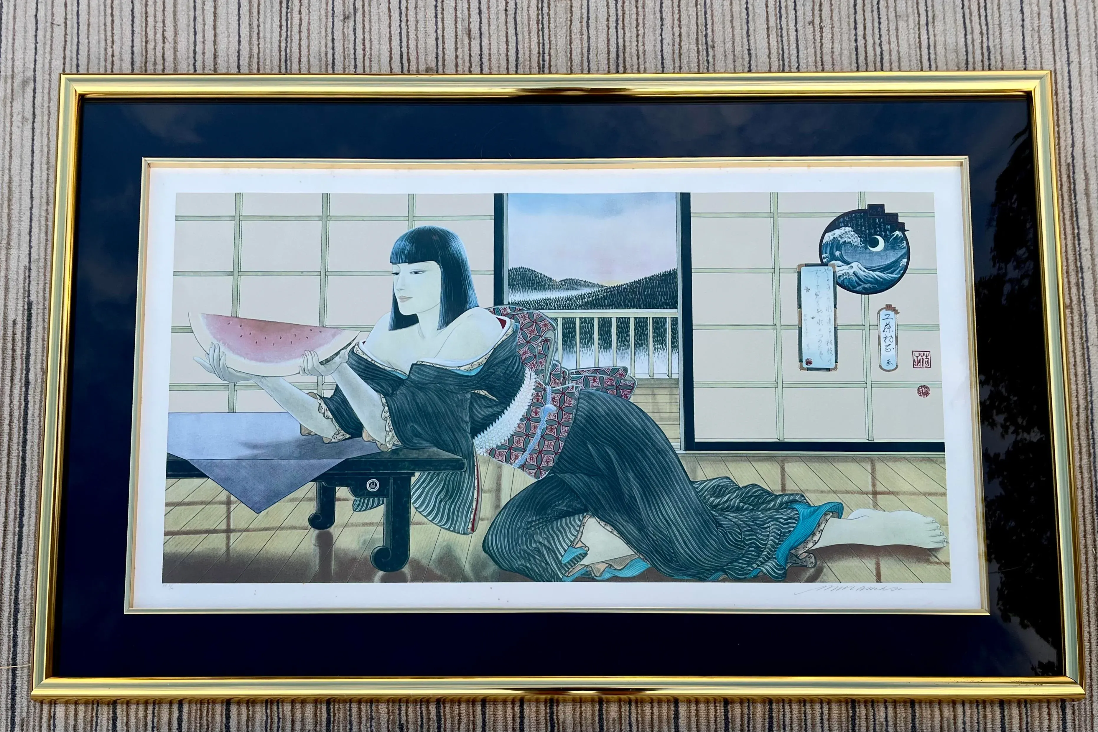 Vintage Muramasa Kudo, Watermelon, Printer Proof Screenprint