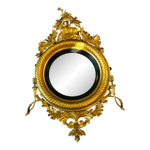 Early 19th Century English Regency Period Convex Mirror