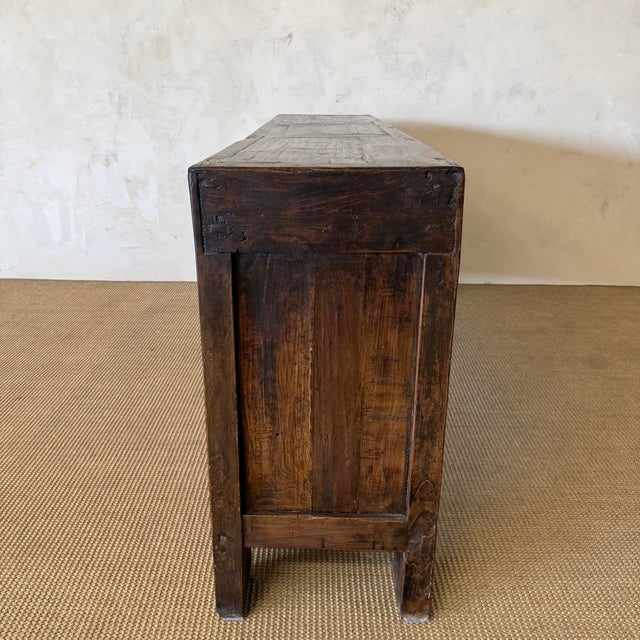 Vintage Fir 6 Drawer Double Door Cabinet c.1920 For Sale In Los Angeles - Image 6 of 14