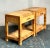 Tan Vintage Boho Bielecky Brothers Woven Rattan Nightstands - A Pair For Sale - Image 8 of 8