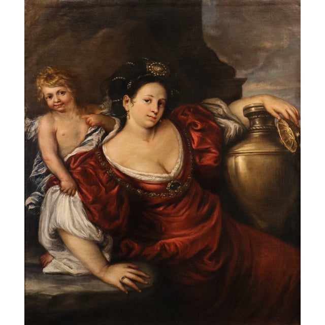 Workshop of Francesco Cairo, Queen Artemisia, 1670, Oil on Canvas For Sale - Image 15 of 15
