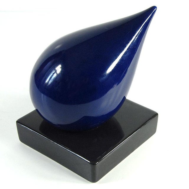 Vintage Decorative Glazed Ceramic Figurine For Sale - Image 6 of 8