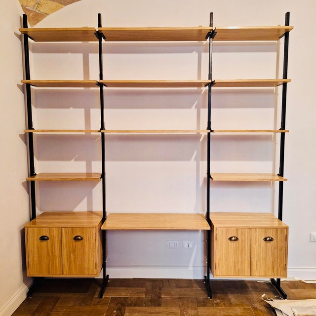 Vintage Italian Bookcase, 1960s For Sale - Image 4 of 4