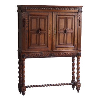 Neo-Renaissance Oak Bookcase, 1890 For Sale
