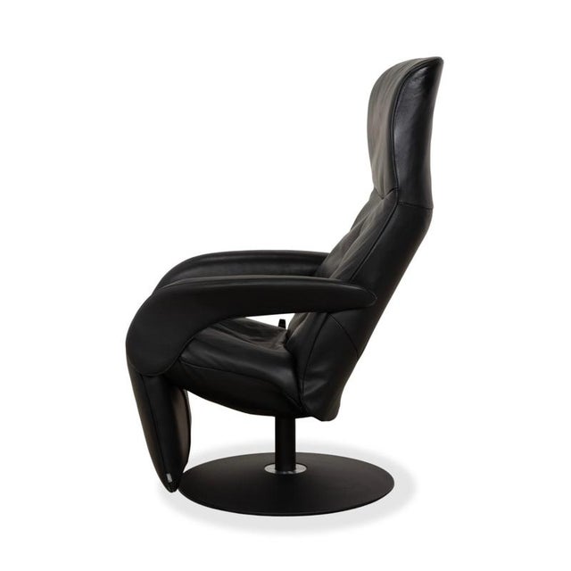 Symphony Armchair in Black Leather from Jori For Sale - Image 15 of 16