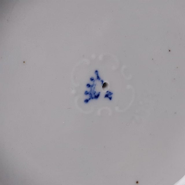 Vintage Porcelain Statue of Three Putti Bacchus on a Brass Base from Capodimonte, 1960s For Sale - Image 9 of 12