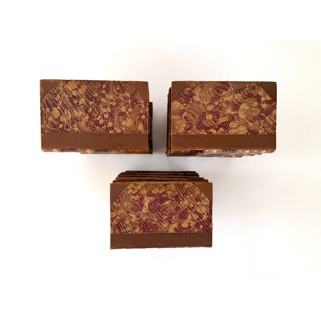 Antique Leather Bound Balzac Books, Set 18 For Sale - Image 4 of 18