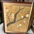 Byobu Japanese 24" Folding Pair Silk Screens Wood Frame Brass Details Signed For Sale - Image 4 of 18