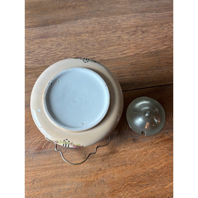 Antique English Biscuit Barrel For Sale - Image 9 of 9