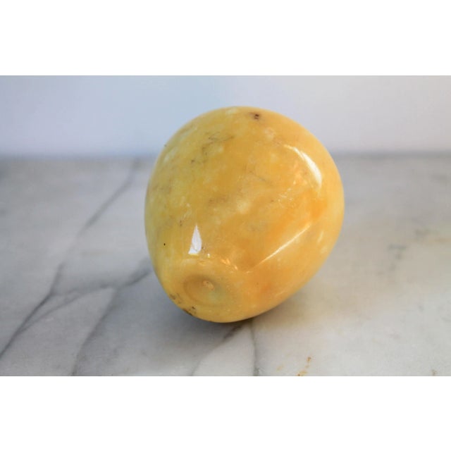 Mid 20th Century Mid-Century Marble Apple Paperweight For Sale - Image 5 of 5