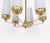 1960s Vintage Six-Arm Chandelier in Brass and Frosted Glass, 1960s For Sale - Image 5 of 11