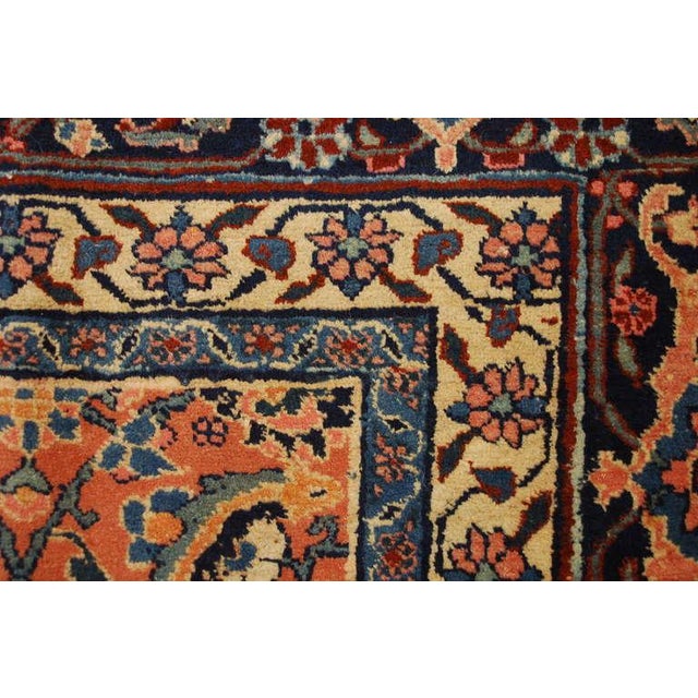 Early 20th Century Early 20th Century Persian Tabriz Rug For Sale - Image 5 of 7