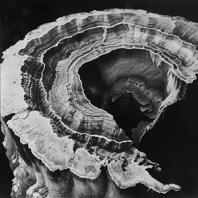 Contemporary Relief Landscapes – Set of Four Fine Art Prints For Sale - Image 3 of 7
