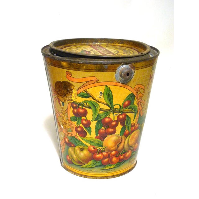 1930s Italian Tin Mustard Box by Dondi Lorenzo, 1930s For Sale - Image 5 of 13