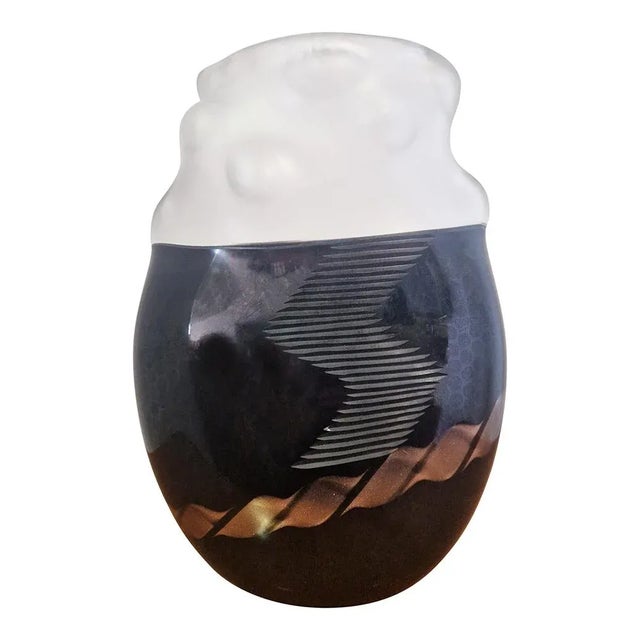 Murano Glass Vase, 1980s For Sale - Image 9 of 9