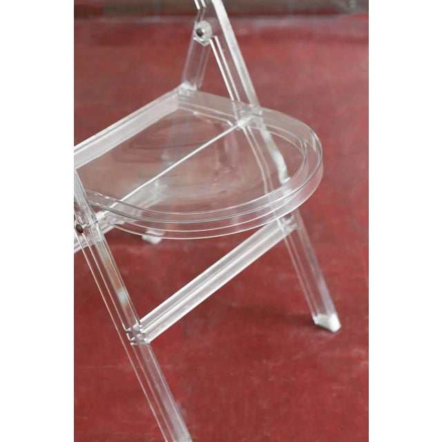Tric Folding Chairs by Achille and Pier Giacomo Castiglioni for BBB BONACINA, 1960s, Set of 6 For Sale - Image 9 of 12