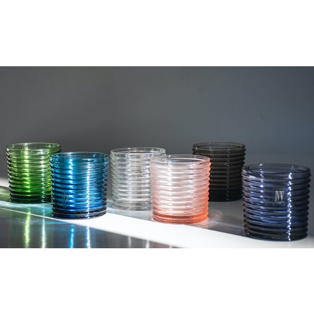 Vintage Italian Murano Glasses by Mariana Iskra for Ribes, Set of 6 For Sale - Image 15 of 18