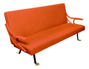Digamma Sofa in Steel by Ignazio Gardella for Gavina, 1970s