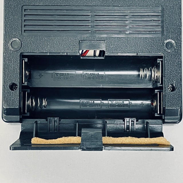 Vintage 1980s Nuvox Cassette Tape Recorder Portable C-110 Hong Kong Prop For Sale - Image 9 of 11