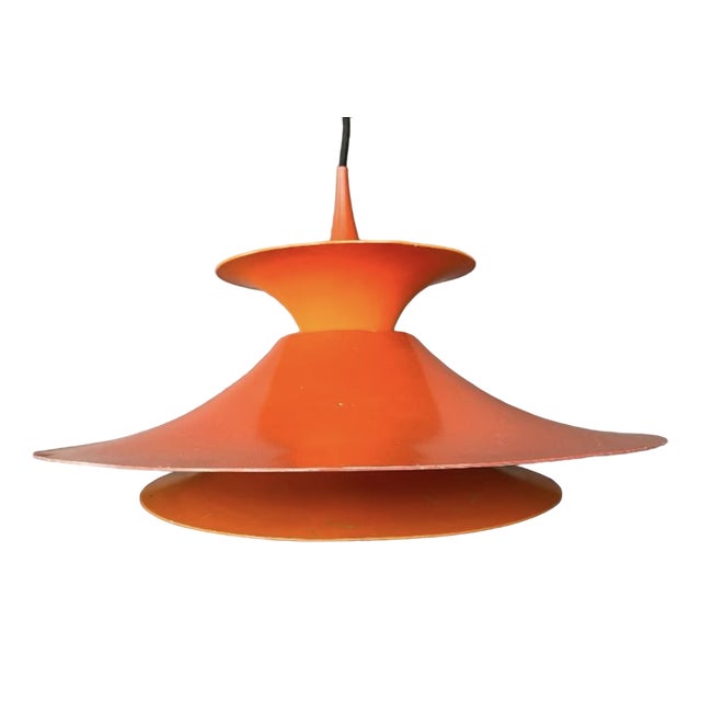Vintage Mod. Radius Naranja Lamp by Erik Balslev for Fog & Mørup, 1970 For Sale