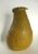 Contemporary Mid 20th Century Large Ochre Gourd Form Studio Ceramic Vase For Sale - Image 3 of 5