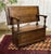 English Oak Storage Bench, 1930s For Sale - Image 16 of 16