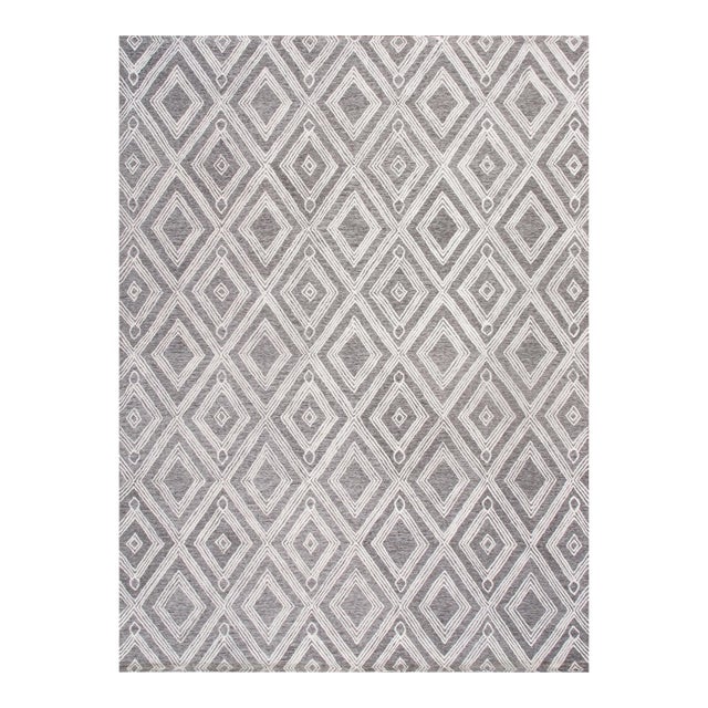 Pasargad Home Modern Silver Area Rug- 8' 9" X 11' 9" For Sale