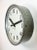Mid-Century Modern Industrial Factory Grey Wall Clock from International, 1950s For Sale - Image 3 of 17