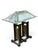 Green 1980s Dale Tiffany Studios Frank Lloyd Wright Mission Style Stained Glass Table Lamp For Sale - Image 8 of 10