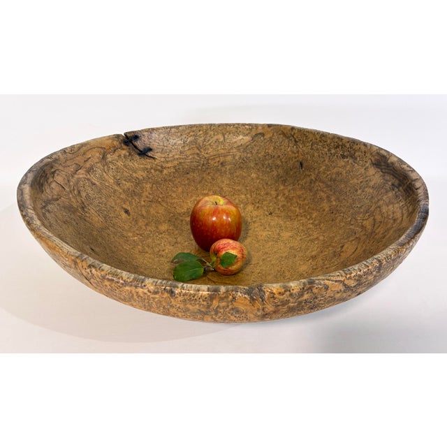 Monumental 18th Century American Burlwood Bowl, Virtually Untouched Historical Significance For Sale - Image 12 of 12