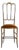 Italian 3-Arch Chiavarina Chair in Brass, 1950s For Sale